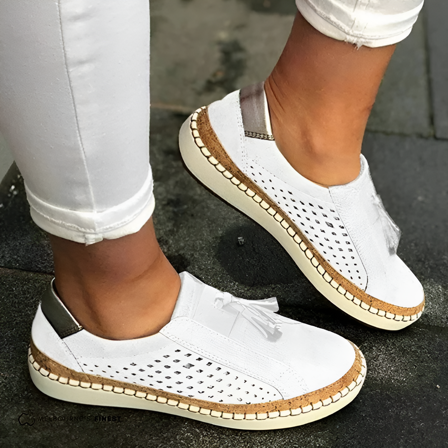 Kelsey | Women's Cushioned Orthopedic Summer Slip-Ons