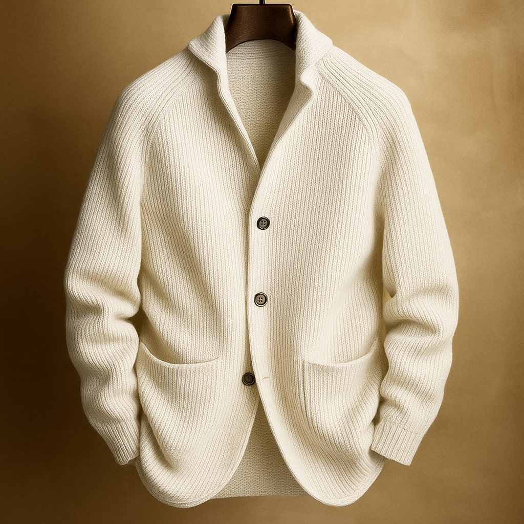 Silvoro | Men's Blend Cardigan with Pockets