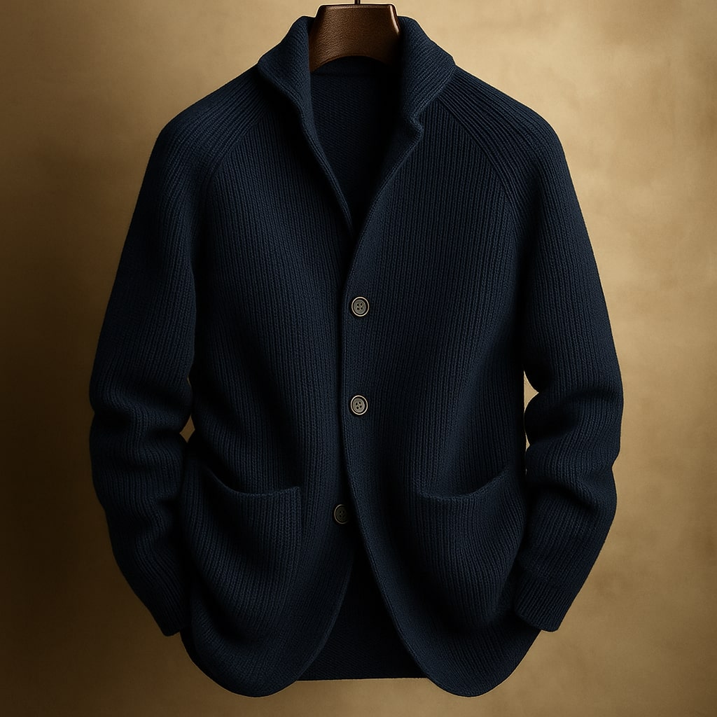 Silvoro | Men's Blend Cardigan with Pockets