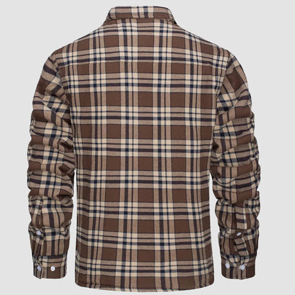 Matteo | Checked Hybrid Jacket with Pockets