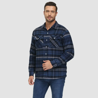 Matteo | Checked Hybrid Jacket with Pockets