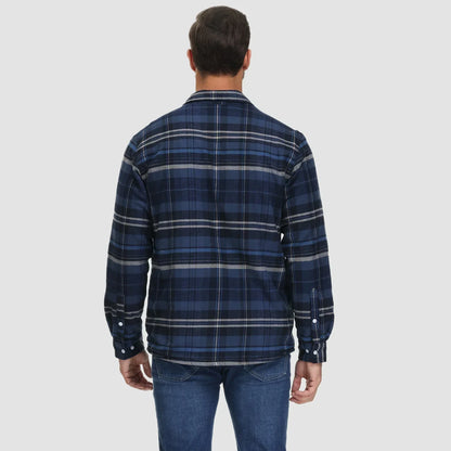 Matteo | Checked Hybrid Jacket with Pockets