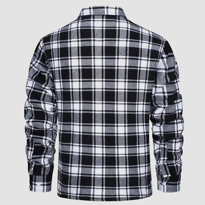 Matteo | Checked Hybrid Jacket with Pockets