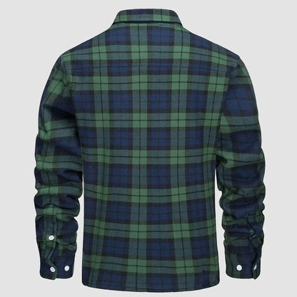 Matteo | Checked Hybrid Jacket with Pockets