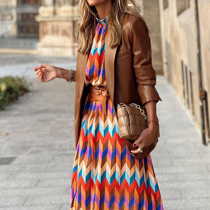 Women's Baur Modehaus | Printed Formal Midi Dress