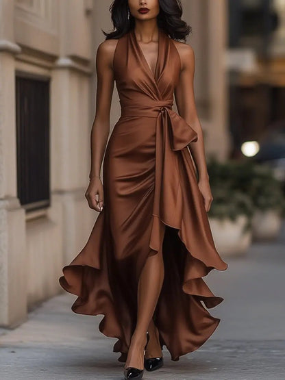 Nocturna | Women's Classic Elegance Maxi Dress