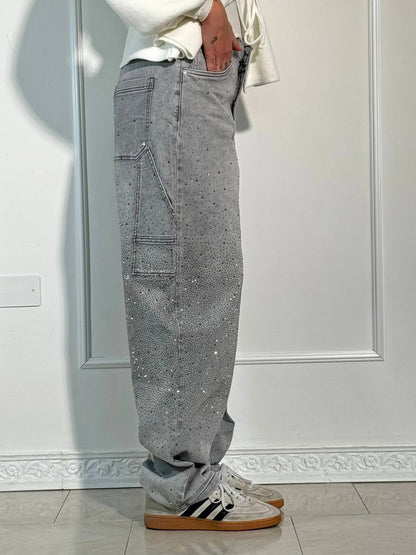 Violette | Women's High-Waisted Wide-Leg Trousers with Pockets