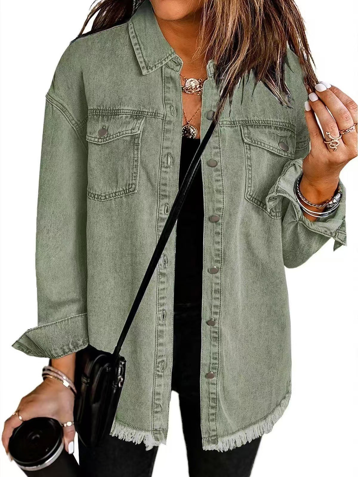 Roxane | Relaxed Classic Everyday Denim Jacket with Pockets