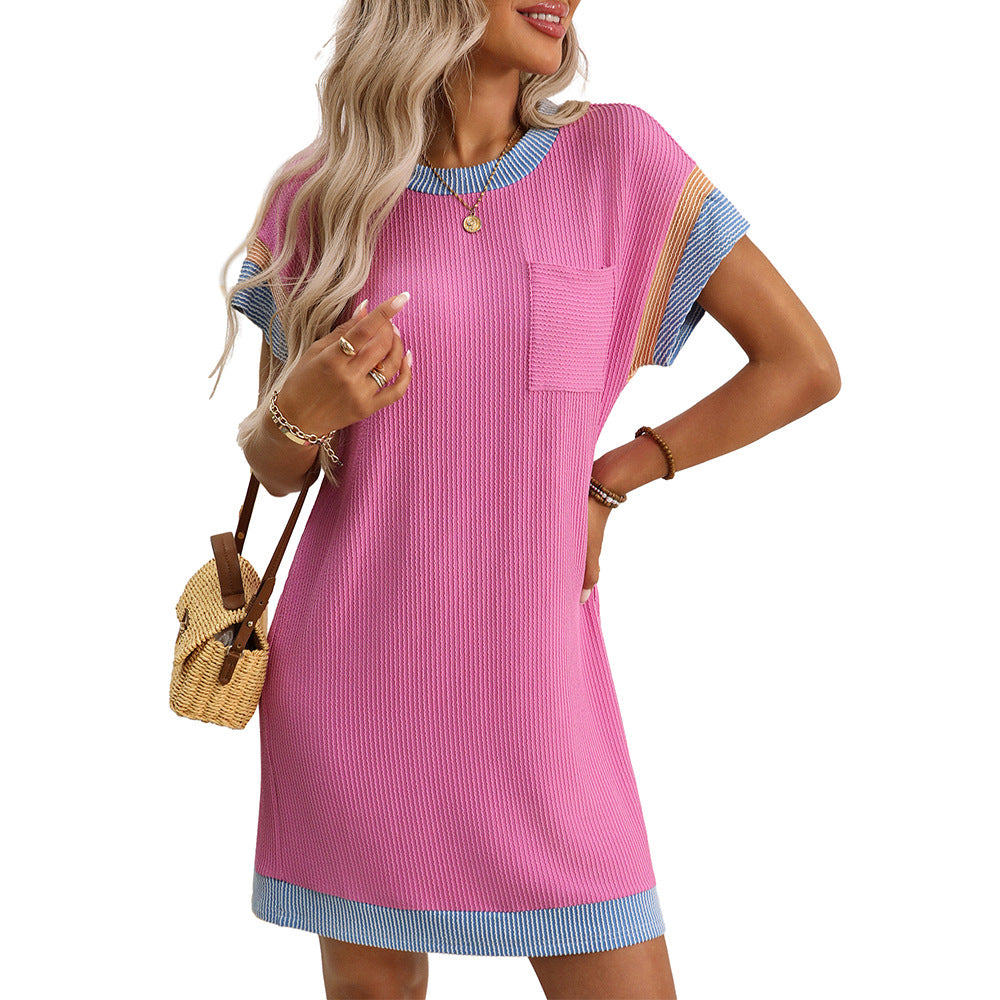 Tamryn | Women's Comfy Lightweight Ribbed Summer Dress