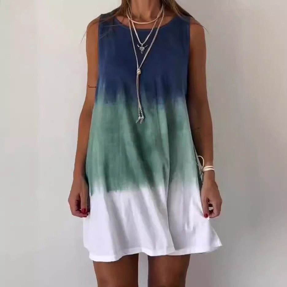 Vionette | Women's Casual Gradient Mini Dress
