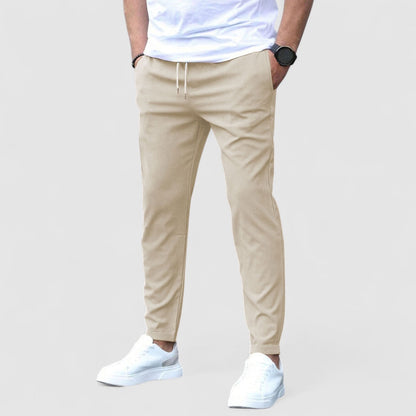 Lucas | Men's Comfortable Adjustable Stretch Trousers with Pockets