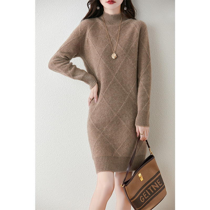 Women's Emilia Chic Winter Midi Dress