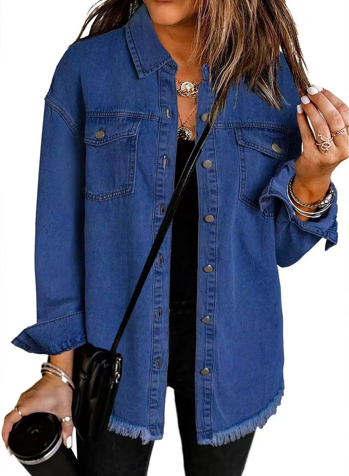 Roxane | Relaxed Classic Everyday Denim Jacket with Pockets