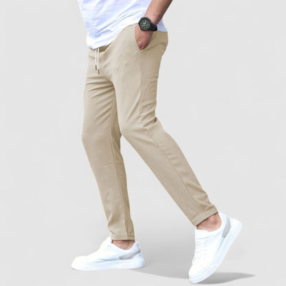 Lucas | Men's Comfortable Adjustable Stretch Trousers with Pockets