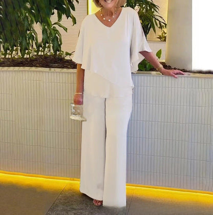 Martha | Women's Effortless Wide-Leg Set
