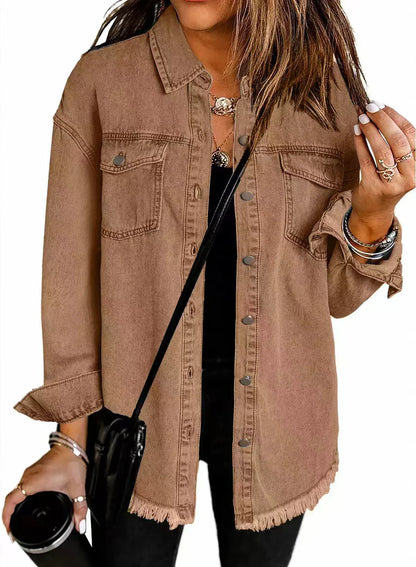 Roxane | Relaxed Classic Everyday Denim Jacket with Pockets
