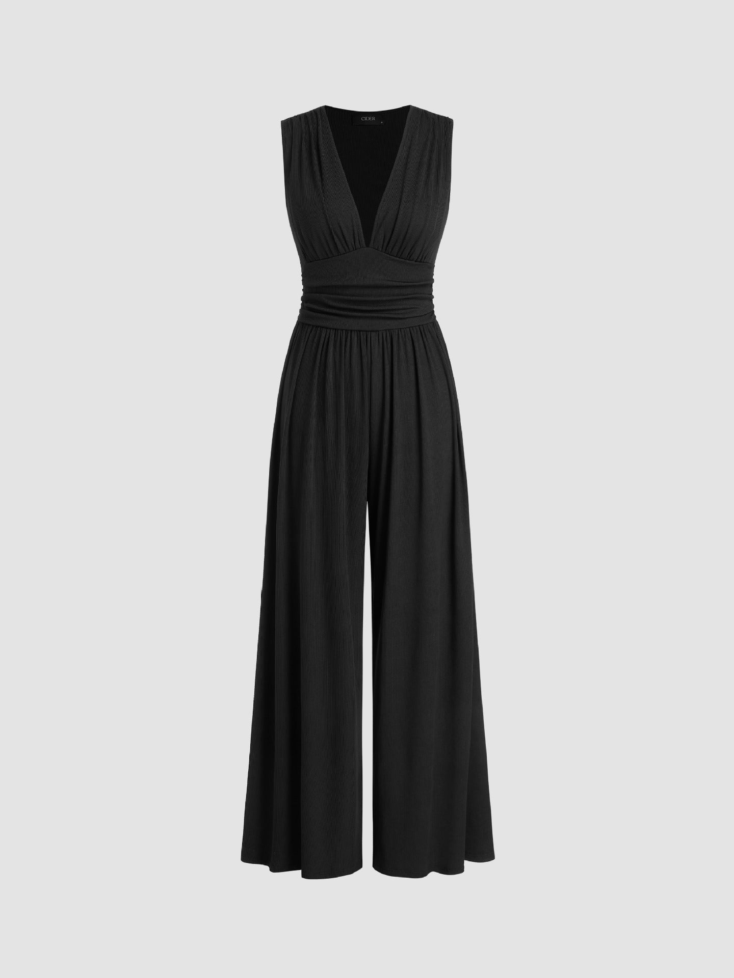 Charity | Women's Stylish Sleeveless Wide-Leg Jumpsuit