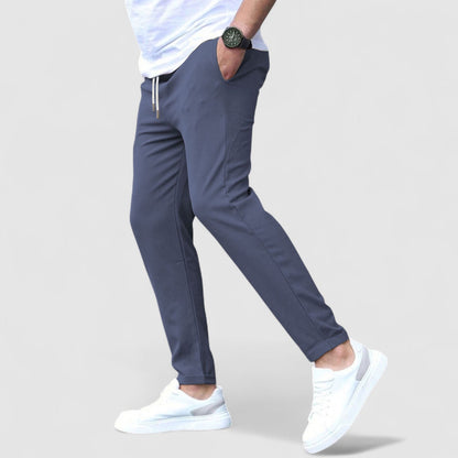 Lucas | Men's Comfortable Adjustable Stretch Trousers with Pockets