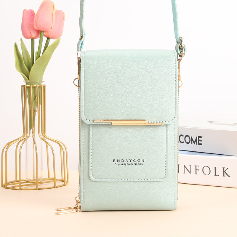 Cora | Chic Touch Screen Messenger Bag for Mobile Phones