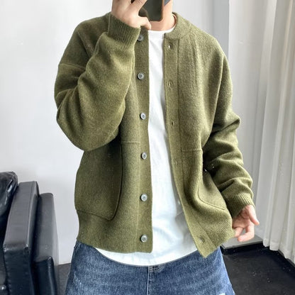 Harry | Men's Relaxed Elegant Soft Pull Cardigan