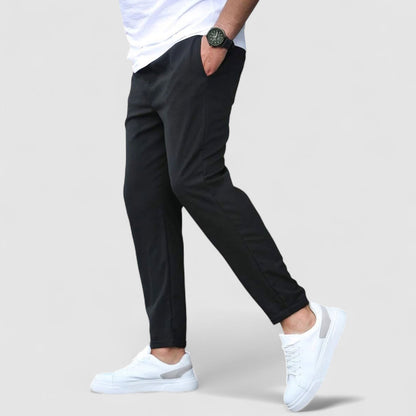 Lucas | Men's Comfortable Adjustable Stretch Trousers with Pockets