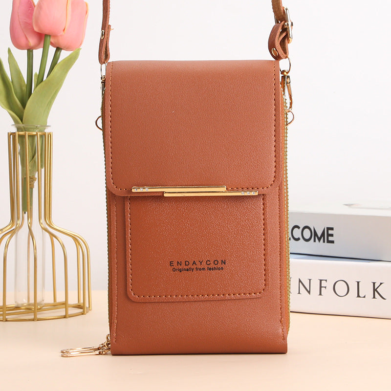 Cora | Chic Touch Screen Messenger Bag for Mobile Phones