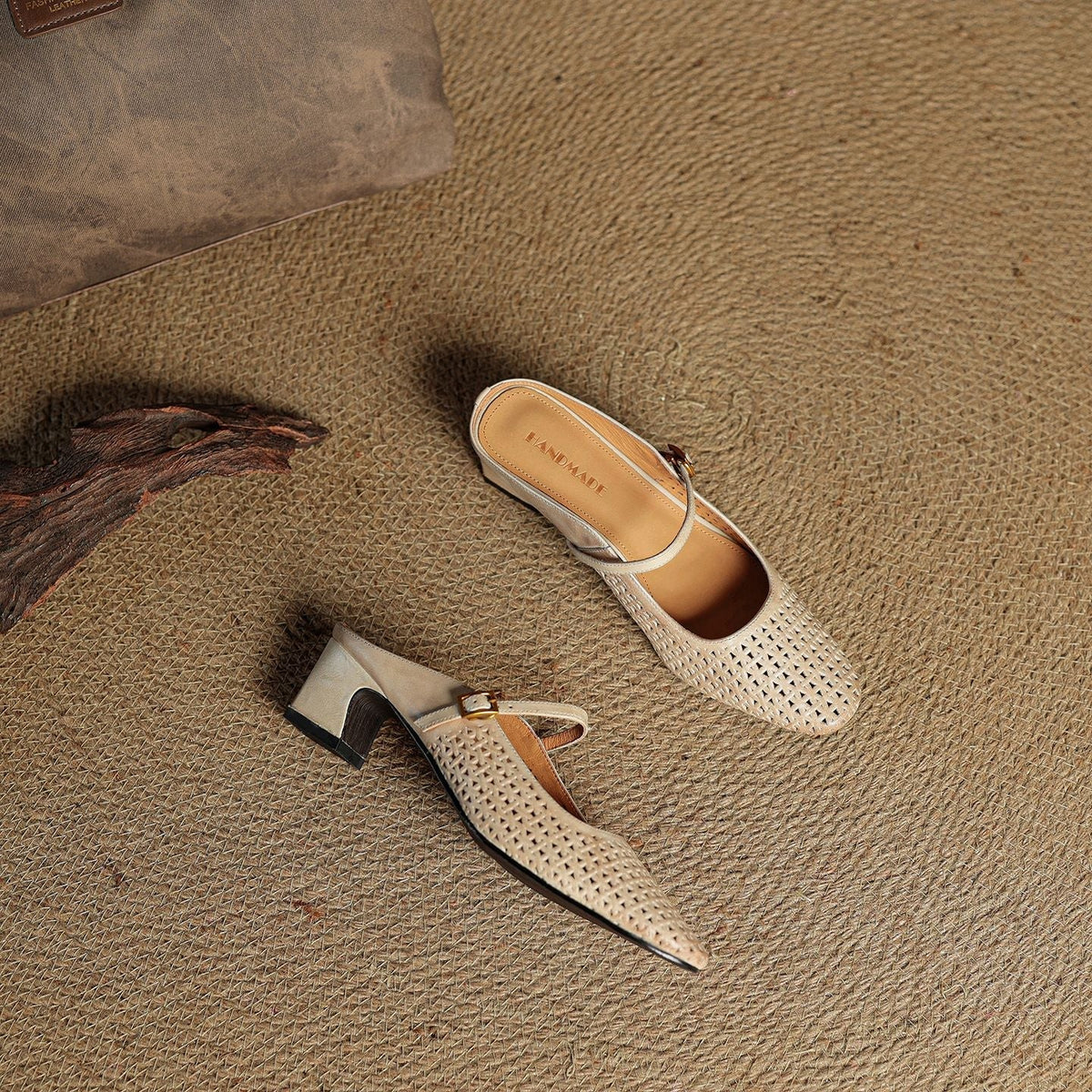 Arlen | Genuine Leather Mary Jane Mules