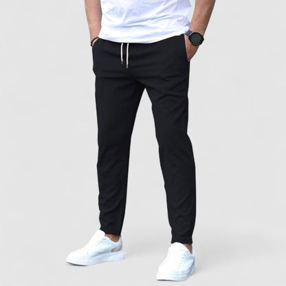 Lucas | Men's Comfortable Adjustable Stretch Trousers with Pockets