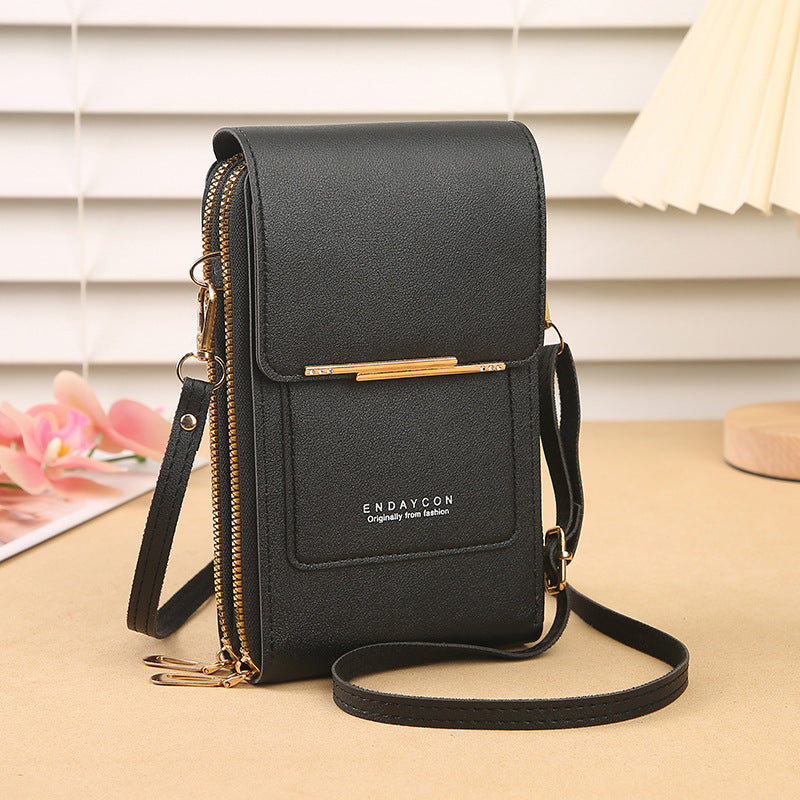 Cora | Chic Touch Screen Messenger Bag for Mobile Phones