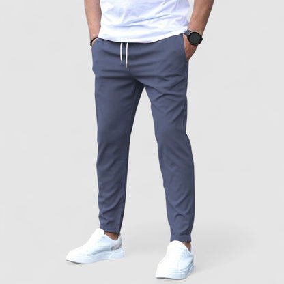 Lucas | Men's Comfortable Adjustable Stretch Trousers with Pockets