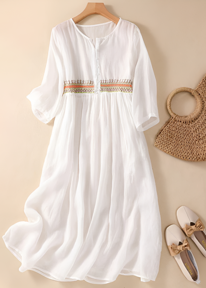 Lily | Women's Embroidered Maxi Dress
