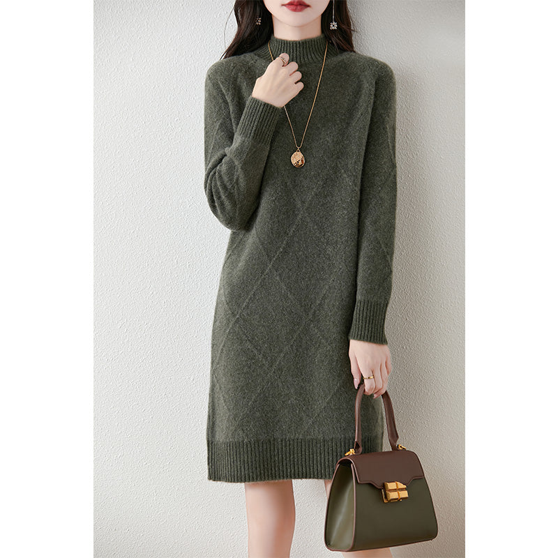 Women's Emilia Chic Winter Midi Dress