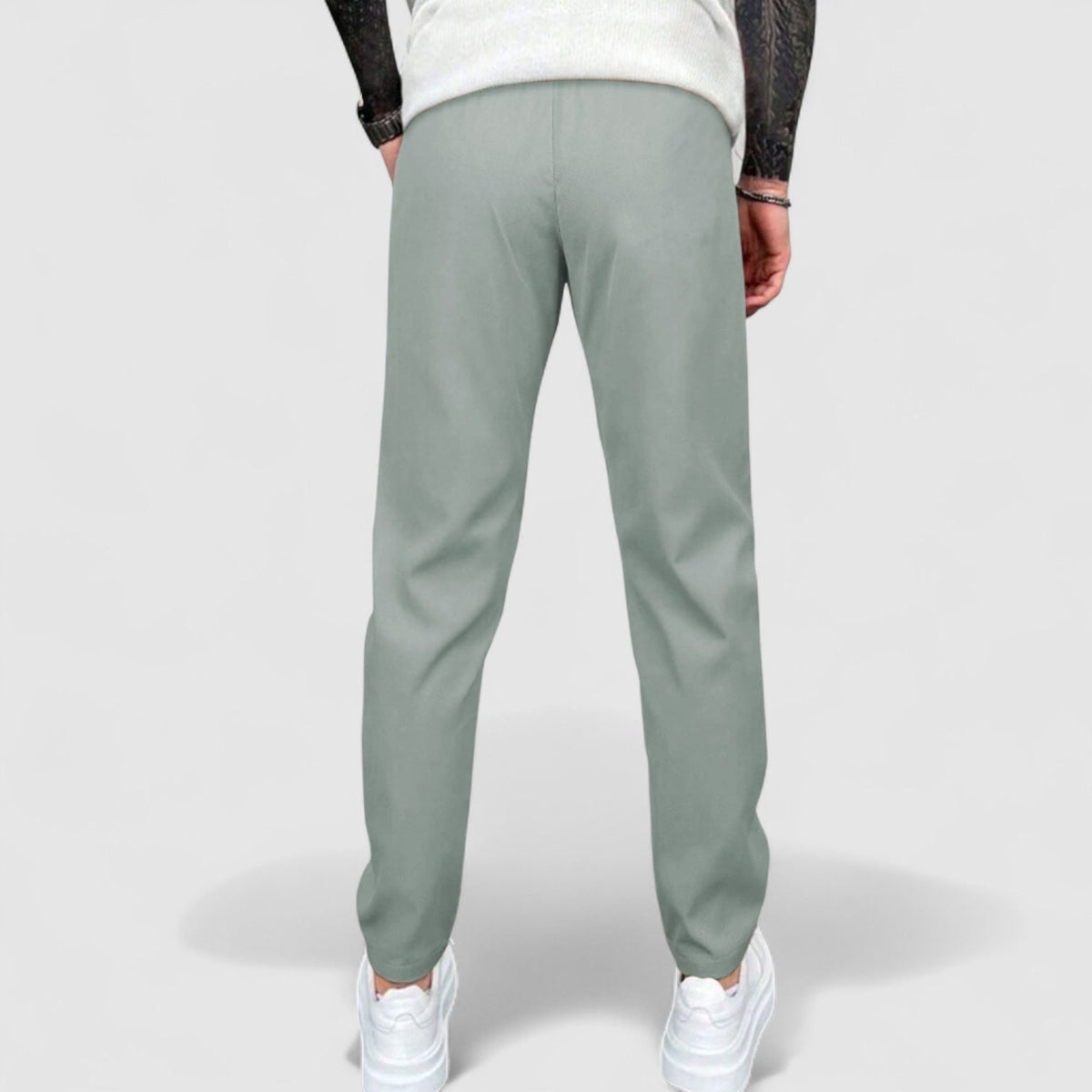 Lucas | Men's Comfortable Adjustable Stretch Trousers with Pockets