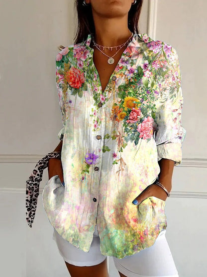 Milah | Women's Elegant Button-Up Shirt