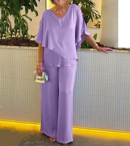 Martha | Women's Effortless Wide-Leg Set
