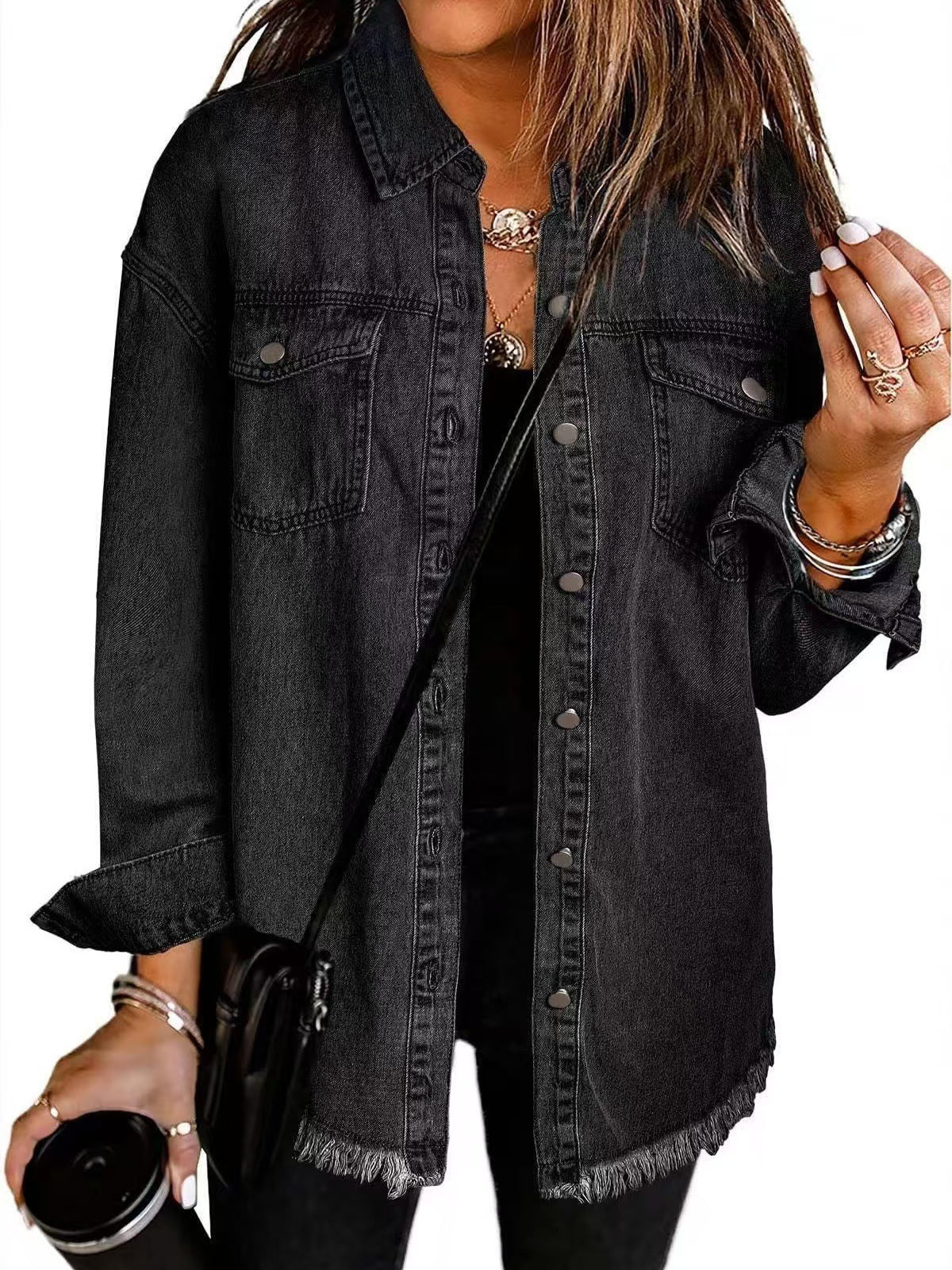 Roxane | Relaxed Classic Everyday Denim Jacket with Pockets