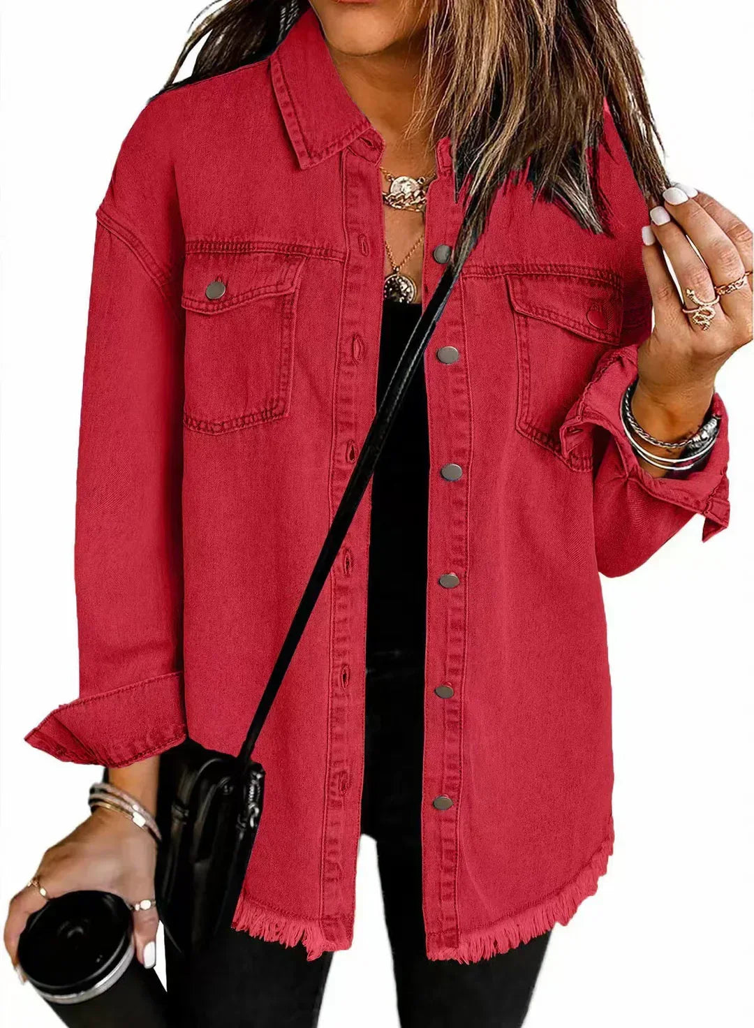 Roxane | Relaxed Classic Everyday Denim Jacket with Pockets