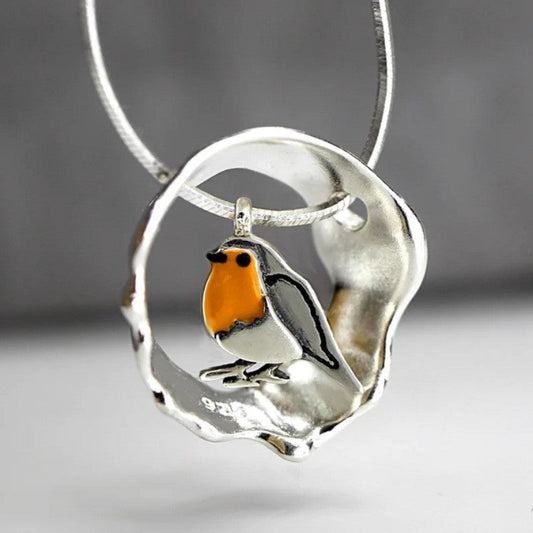 Artisan-Made Elegant Bird Collar