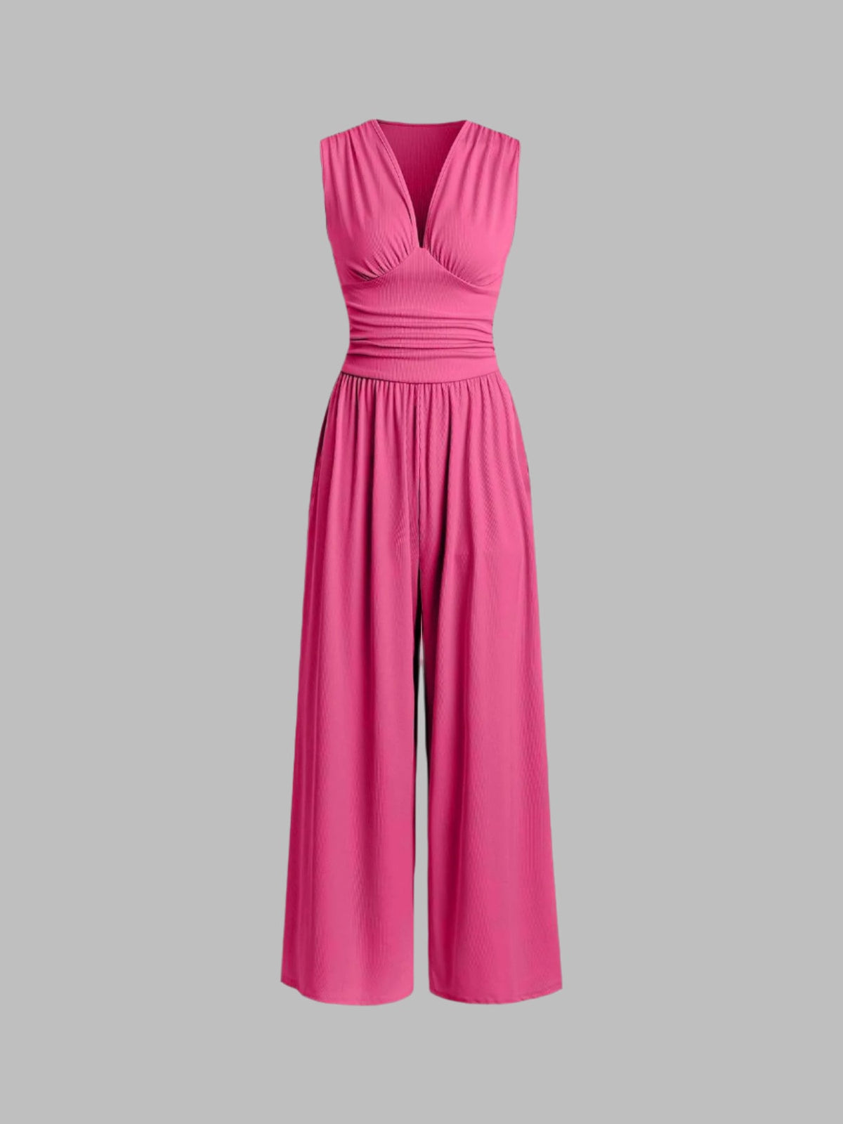 Charity | Women's Stylish Sleeveless Wide-Leg Jumpsuit