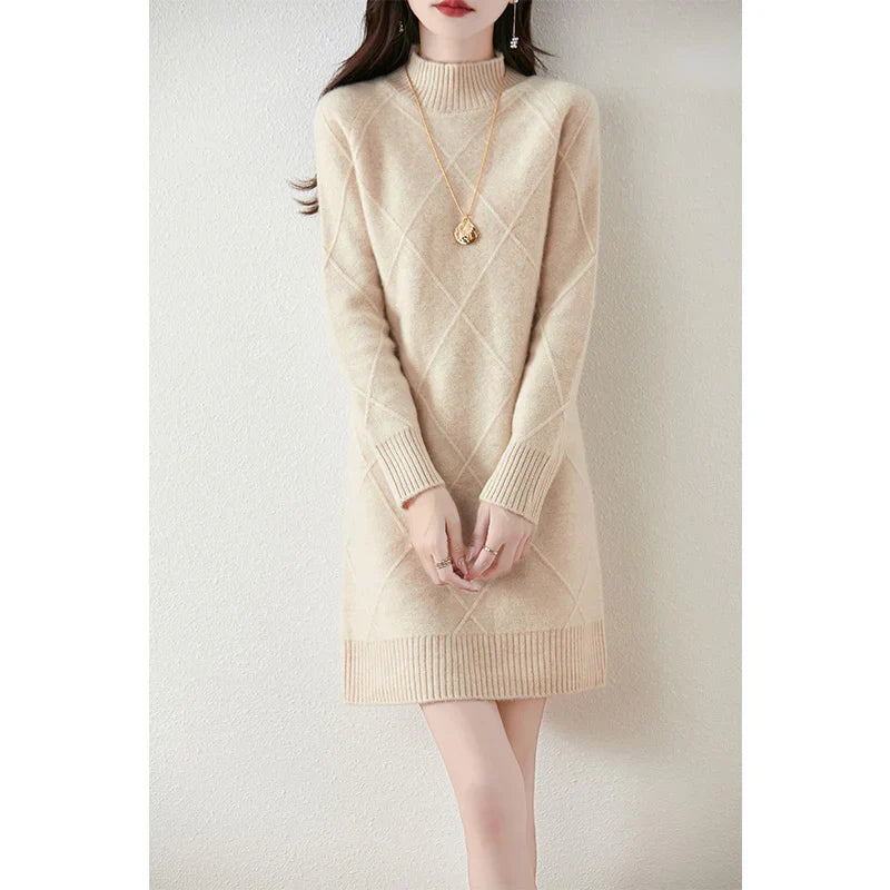 Women's Emilia Chic Winter Midi Dress