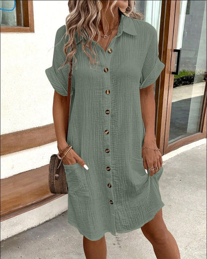 Melissa | Women's Comfortable Summer Dress with Pockets