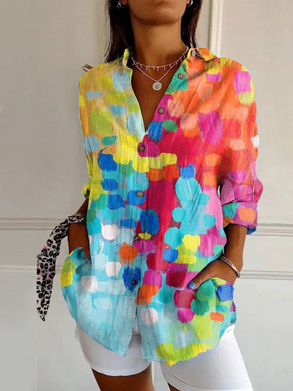 Milah | Women's Elegant Button-Up Shirt