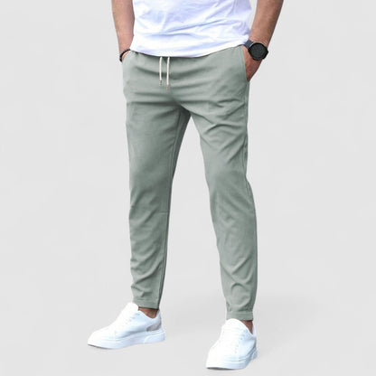 Lucas | Men's Comfortable Adjustable Stretch Trousers with Pockets