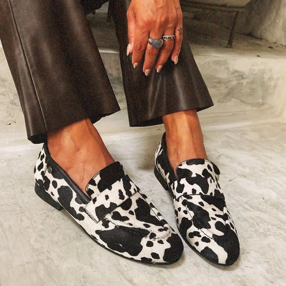 Women's Slip-On Elegant Animal Print Loafers