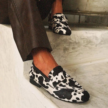 Women's Slip-On Elegant Animal Print Loafers