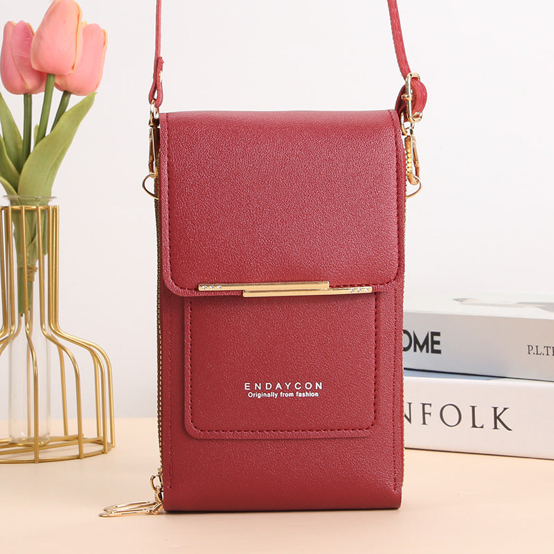 Cora | Chic Touch Screen Messenger Bag for Mobile Phones