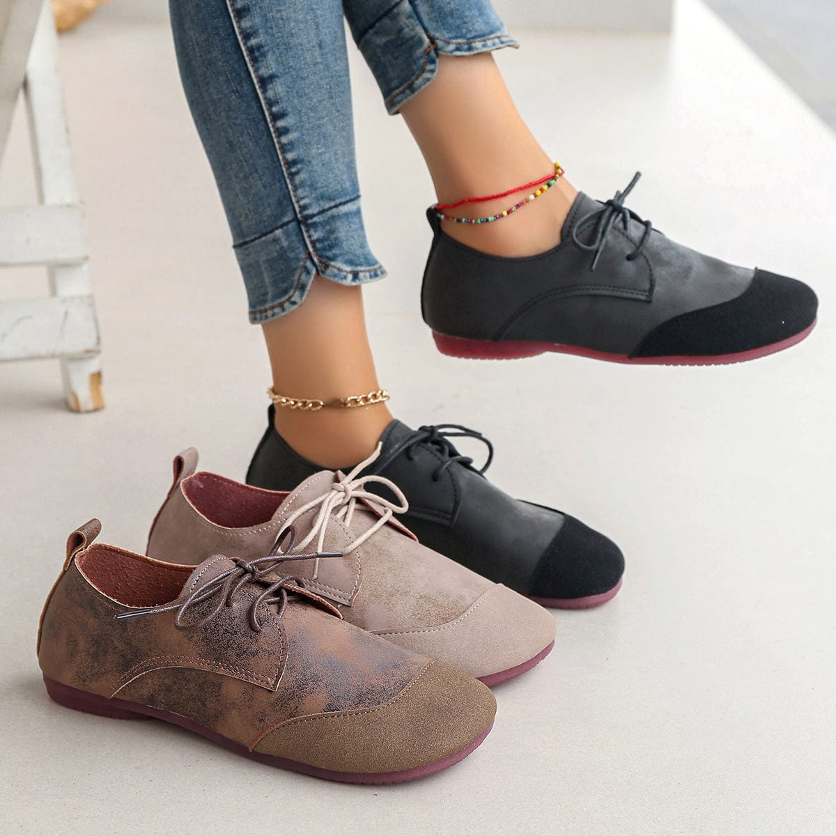 Christie | Women's Cushioned Lace-Up Comfort Shoes