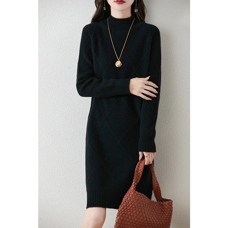 Women's Emilia Chic Winter Midi Dress