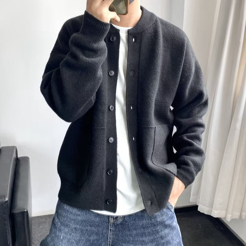 Harry | Men's Relaxed Elegant Soft Pull Cardigan