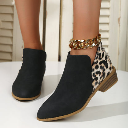 Paola | Women's Cushioned Slip-On Animal Print Boots with Arch Support